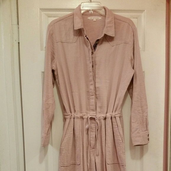 🌟SOLD ON EBAY🌟XIRENA WILSON JUMPSUIT PINK - Picture 4 of 8